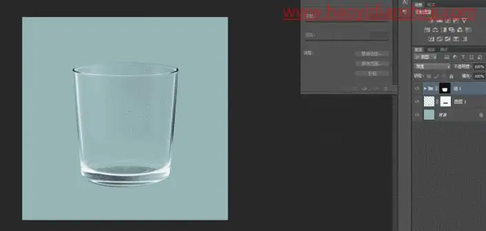 奇幻合成，制作一副奇妙的玻璃杯里的海洋世界画面_www.haoyidiansheji.com