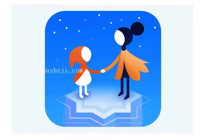 游戏图标，用PS打造火爆游戏纪念碑谷的游戏图标_www.haoyidiansheji.com