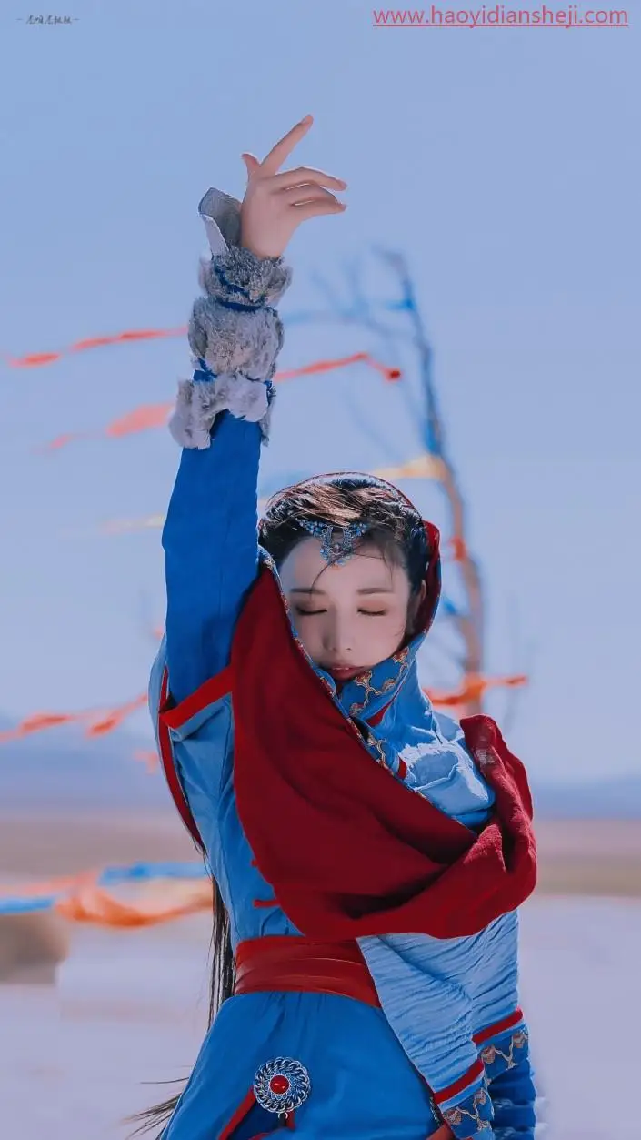 彩绘教程，把《东宫》小枫的剧照做成彩绘效果_www.haoyidiansheji.com