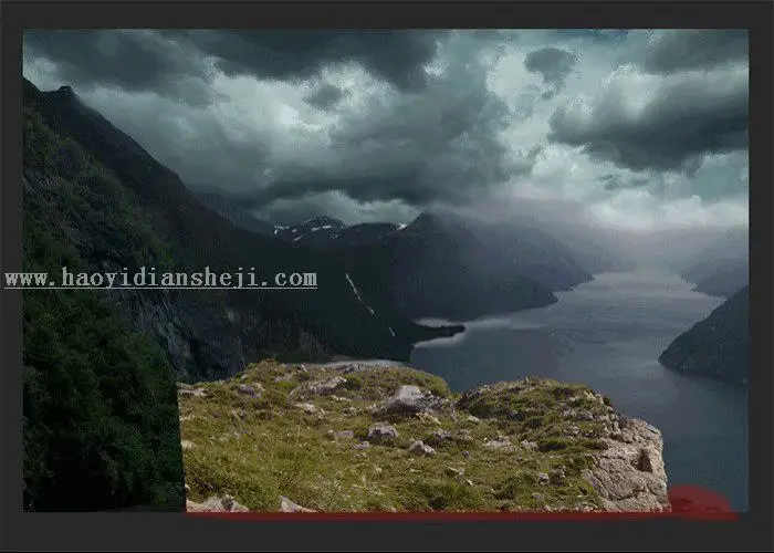场景合成，在PS里创建一个魔幻瑰丽的场景_www.haoyidiansheji.com