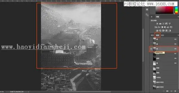 暖色调，通过PS调出有生活气息的村庄照片_www.haoyidiansheji.com