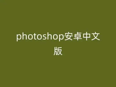 photoshop安卓中文版