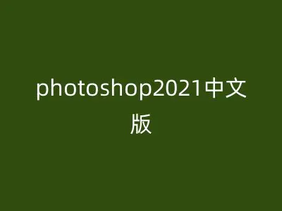 photoshop2021中文版